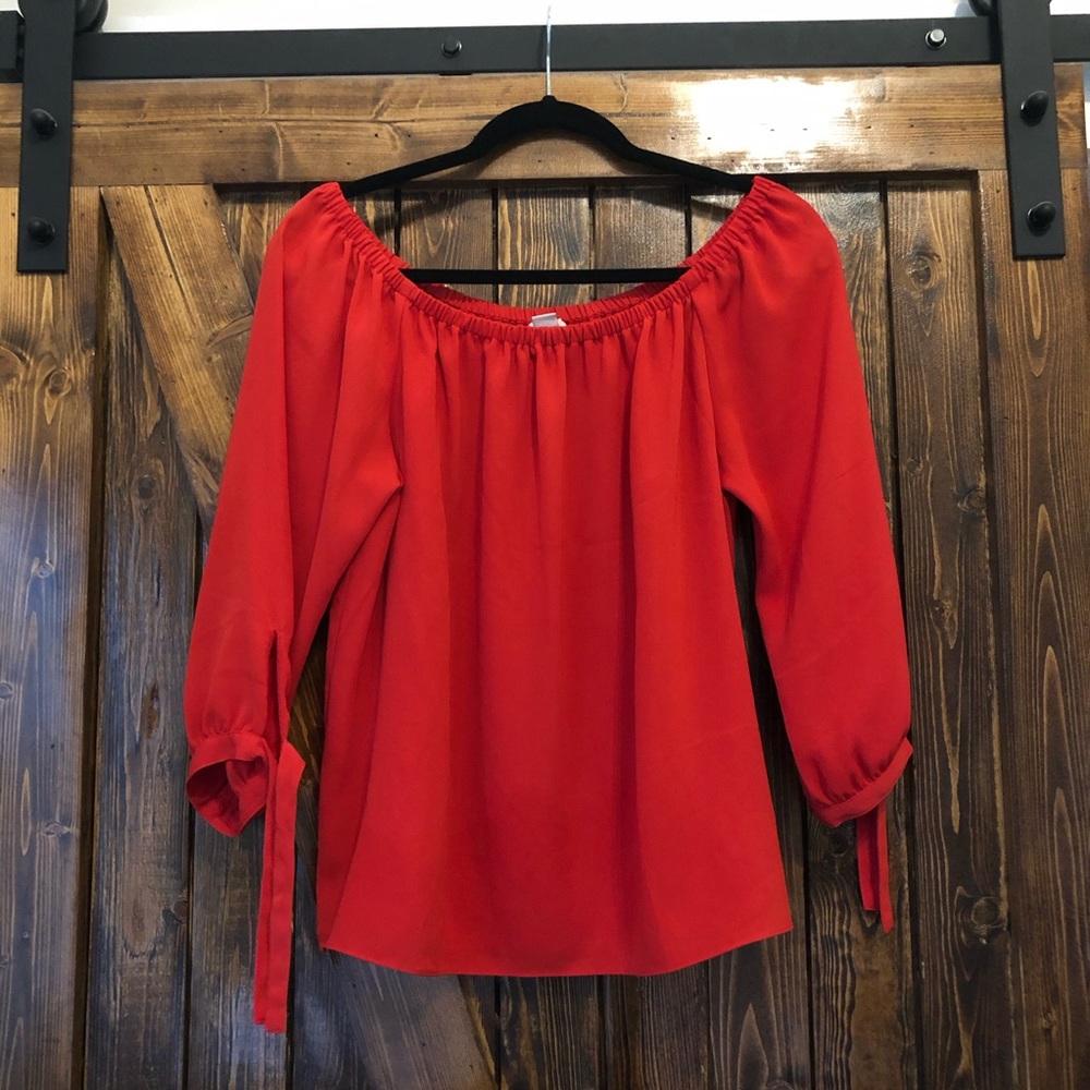Off the shoulder shirt